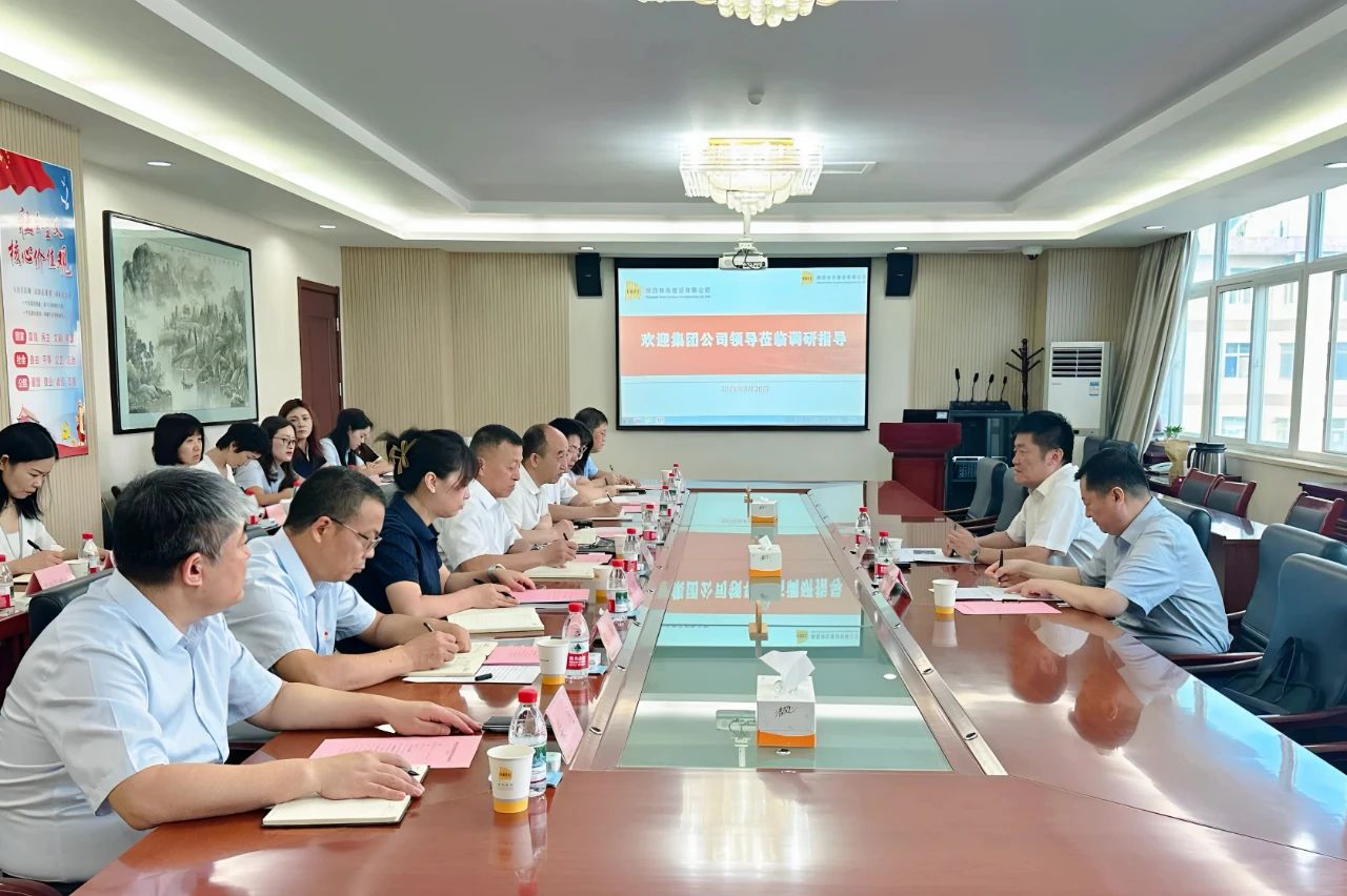 王小庆一行到公司调研指导工作